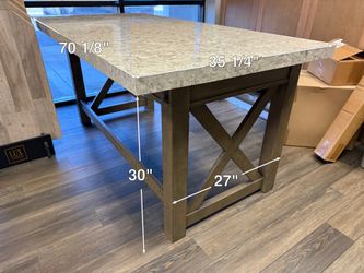 Office Desk - Signature Design by Ashley Aldwin Rustic Farmhouse 60"