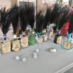 10 Centros De Mesa Con Botellas De Vino Tienen Liz Por Dento