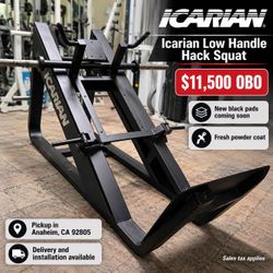 Icarian Low Handle Hack Squat – Commercial Gym Equipment