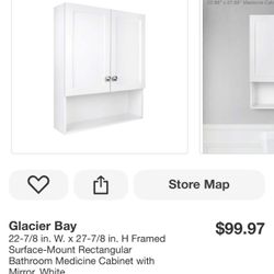 Glacier Bay Medicine Cabinet