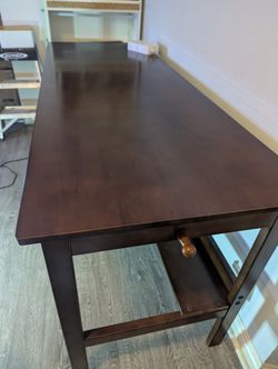 Extra Large Desk With Book Shelf