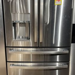 GE PVD28BYNFS Profile Smart 27.9-cu ft 4-Door French Door Refrigerator 838 B