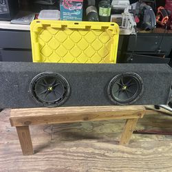 Kicker Speaker Box -Reduced Again & Again 