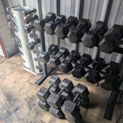 Hex Dumbbells $0.80 A Pound