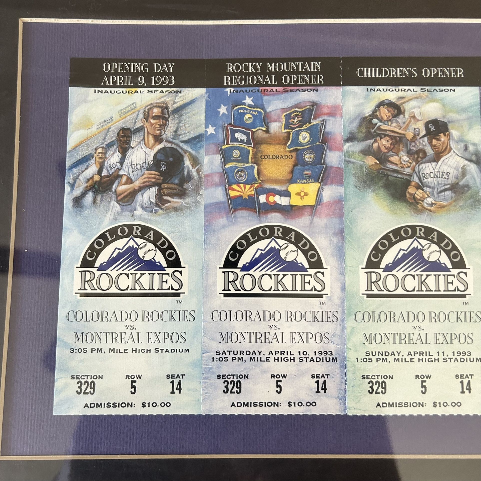COLORADO ROCKIES OPENING DAY TICKETS
