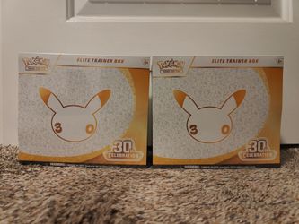 Pokemon 30th Anniversary sealed etbs 2x