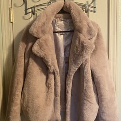 JOUJOU, Pink Fur Coat, Medium