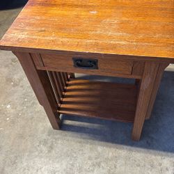 Wooden Sewing Table 