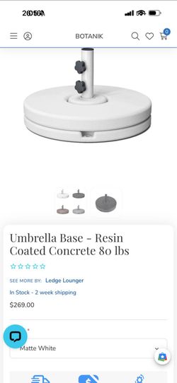80 Pound Umbrella Base