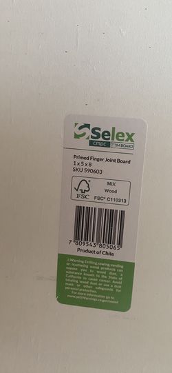 Primed Finger Joint Boards