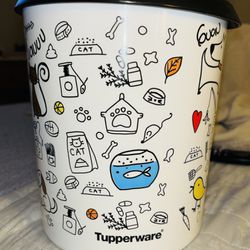Tupperware One Touch Canister 18 cup Pet Prints