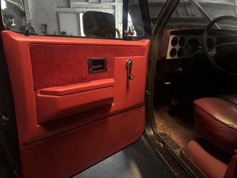 Brand New Aftermarket Red Door Panels Off Of 1983 Silverado
