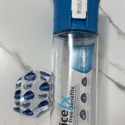 New Brita 22oz Water Bottle w/ Filter – Blue