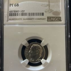 NGC Graded 1964 Roosevelt Dime