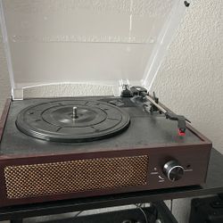 Record Player + Bluetooth Speaker