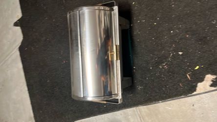 Chafing stainless steel roll top