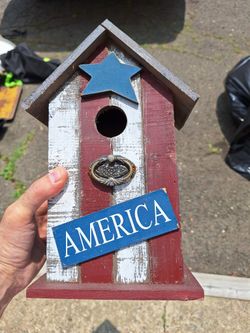 Patriotic Bird House