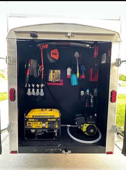 Homesteader Challenger Enclosed Mobile Detailing Trailer