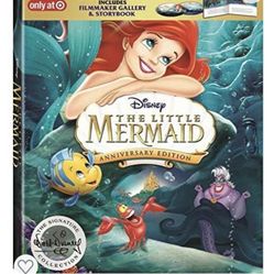 New!!!! Little Mermaid Anniversary Edition DVD Blu-ray - 4k Factory sealed New