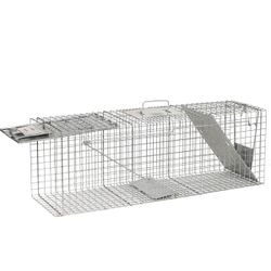 36x12x12 Humane Racoon Squirrel Animal Wire Trap Open Box  MUST REAL BELOW