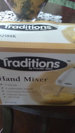 Open box never used Electric mixer Traditions by Proctor Silex