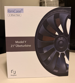 MagBak RimCase Tesla Model Y 21" Überturbine – 4 Wheel Pack – Brand New