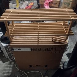 Wooden Shoe Rack