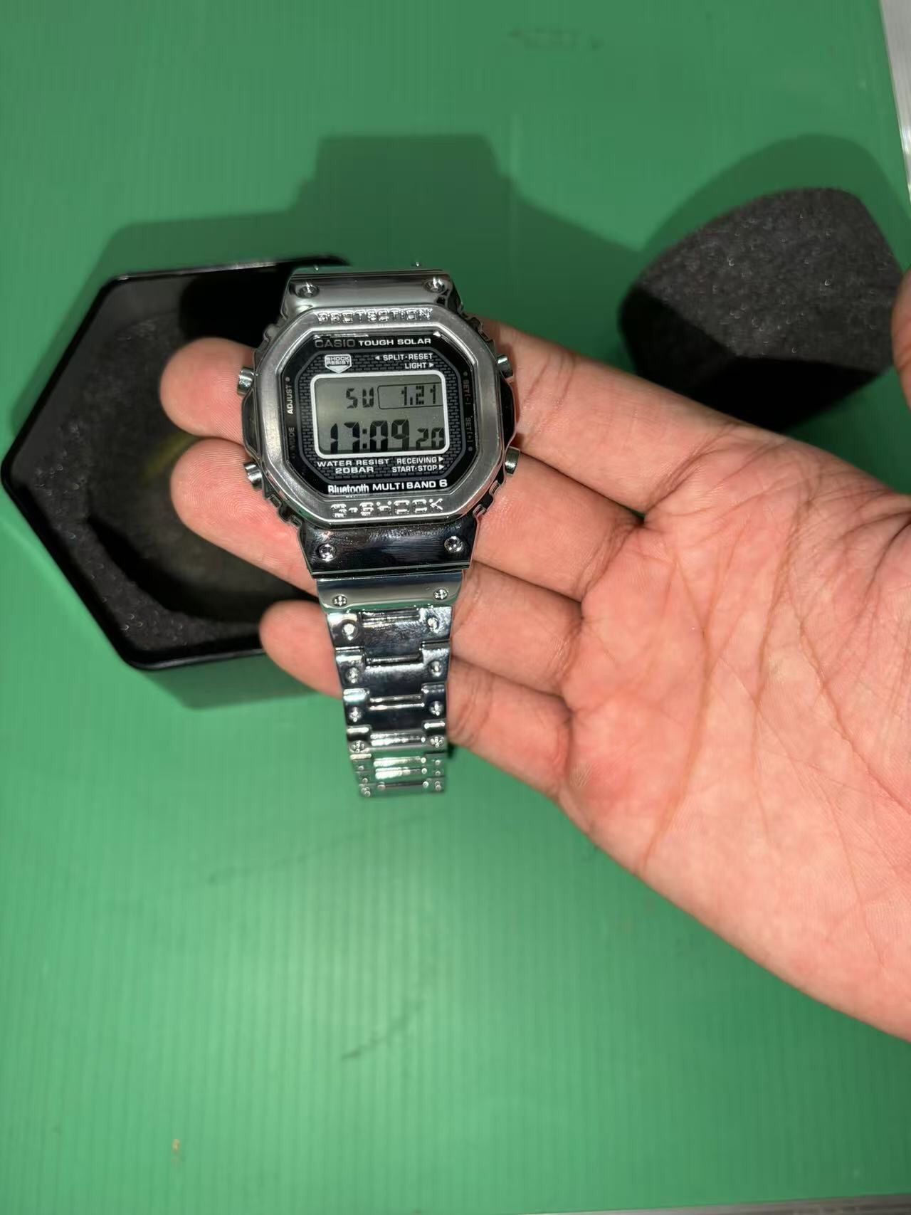Casio GWM-B5000GD Silver Functional Watch