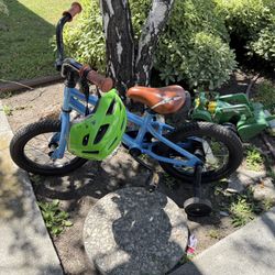 Joystar Totem 16” Kids Bike With Training Wheels And Helmet 