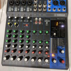 Yamaha MG10XU 10-Channel Mixer With Effects MG-10XU