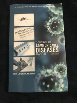 Control Of Communicable Diseases 20e