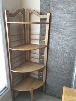 Wood Corner Unit