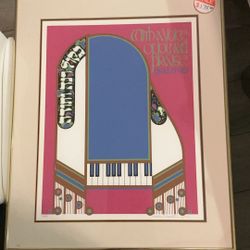 Mordecai Rosenstein Numbered 42/250 1986 Piano Art