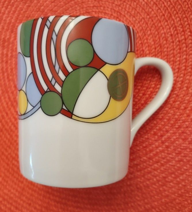 Frank Lloyd Wright Design CABARET Mugs Made By Tiffany &Co.