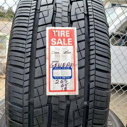 265/65/18 General Grabber HTS Tire Set