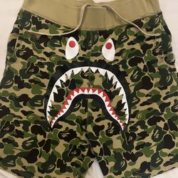 Bape Shorts ABC camo Shark Sweat Shorts 