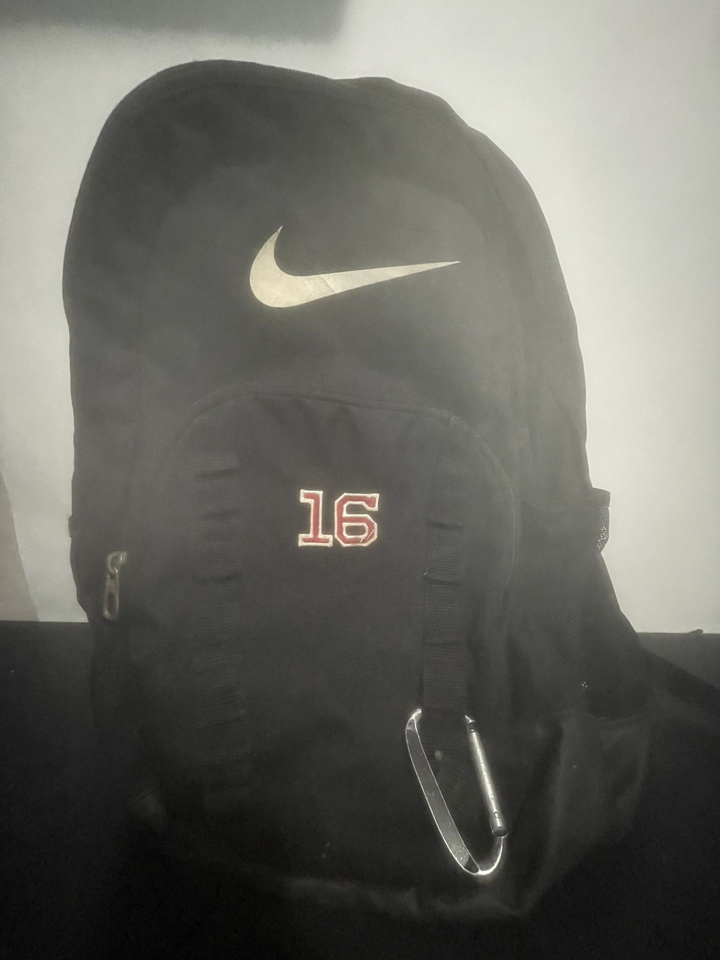 Backpack Nike Black Multi Adjustable Straps 16” Number 16