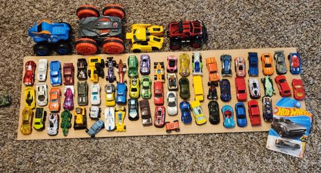 Large Lot Of Pre-Loved Hot Wheels and Other Toy Cars- Over 65 Vehicles- Good Condition - Lot 3