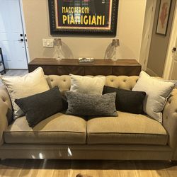 Custom couch & 2 large chairs