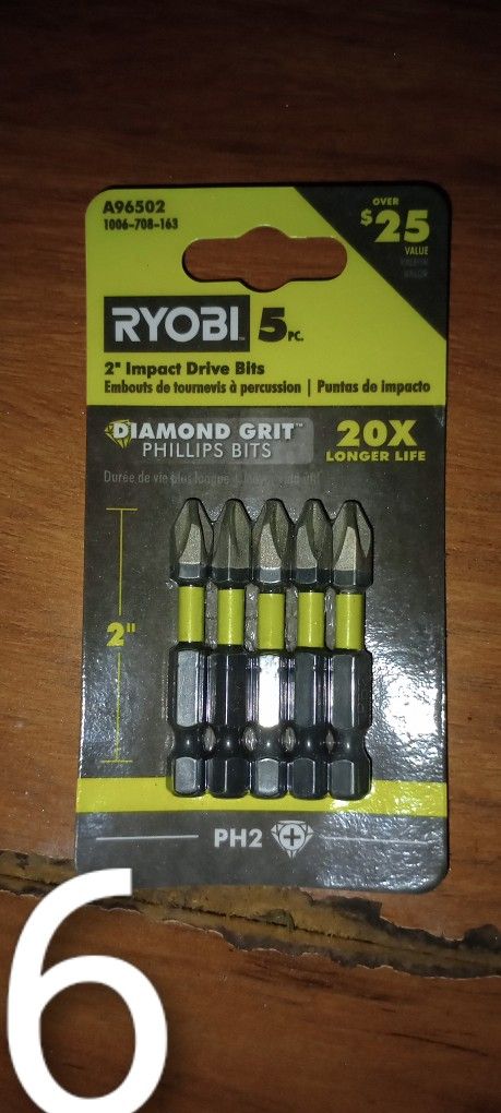 Ryobi Bits Drill Tile Exstender Diamond Grit Chuck