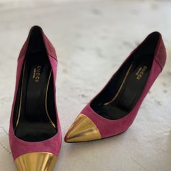 Gucci Suede Heels