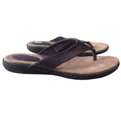 Born B.O.C. Women's Thong Sandals Brown Leather Size 7M