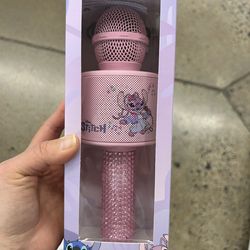 NWT Disney Stitch Bluetooth karaoke microphone