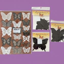 3D Butterflies 