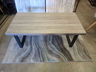 Industrial Coffee Table, Wood and Metal