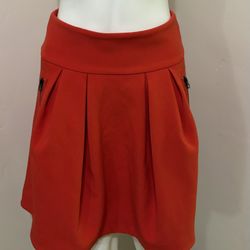 Anthropologie Maeve Swing Pleated Skirt 