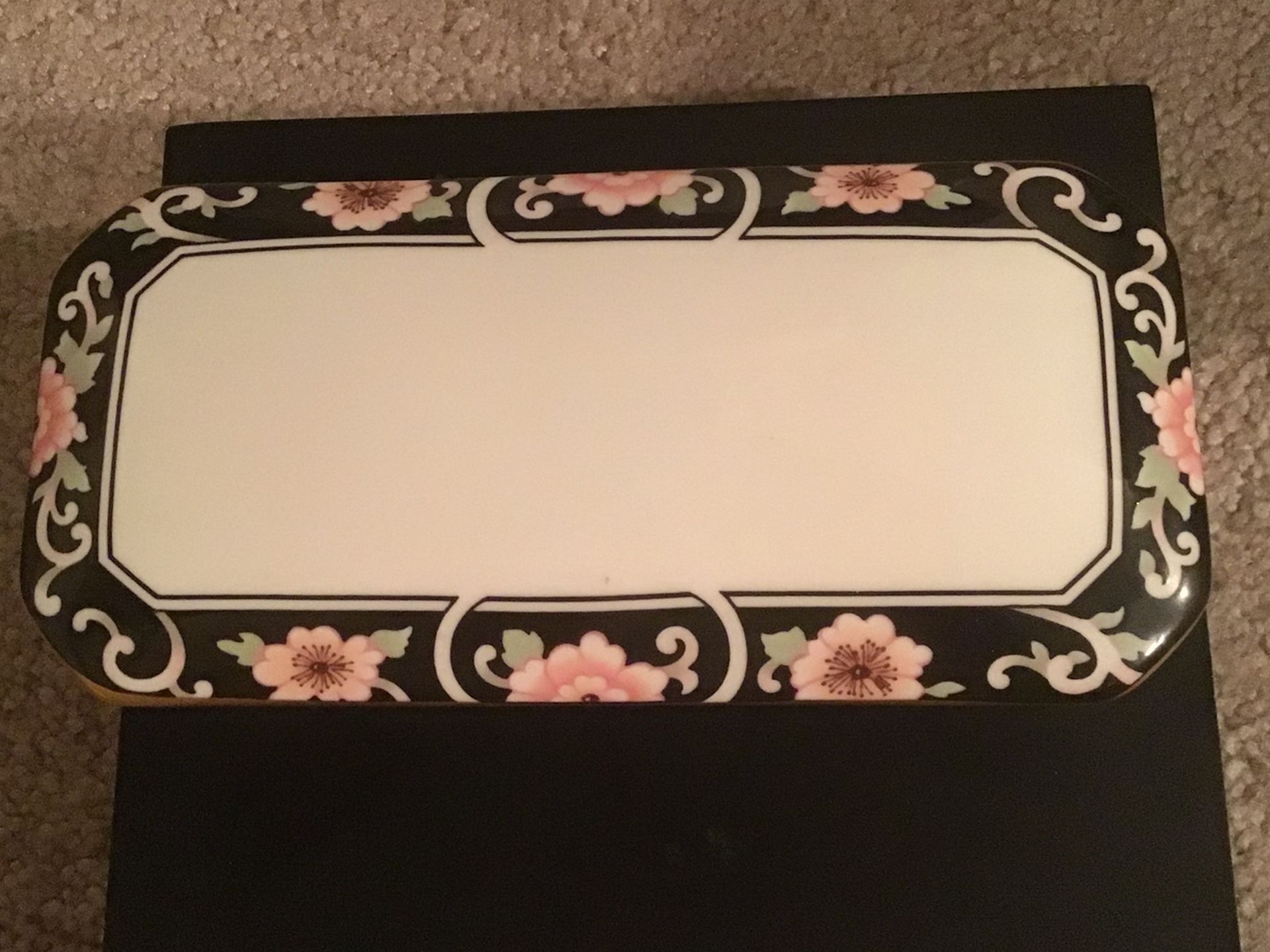 VINTAGE COALPORT RICHMOND OBLONG BOX WITH LID “RARE”