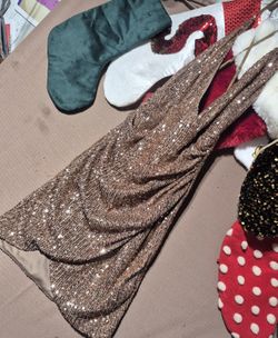 Fashoon Nova Sequence Dress Brown Used