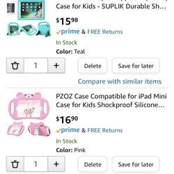 Kids iPad 9.7” and iPad Mini Cases