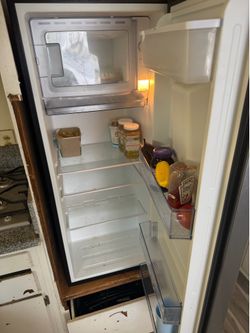 Half size fridge
